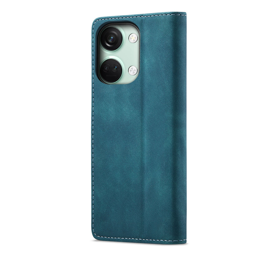 OnePlus Nord 3 Wallet Case Vintage Leder Blau