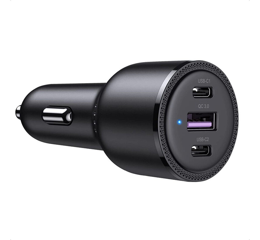 OnePlus USB/USB-C Auto-Schnellladegerät 69 W mit PD und QC 3.0 Schwarz