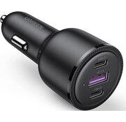 UGREEN OnePlus USB/USB-C Auto-Schnellladegerät 69 W mit PD und QC 3.0 Schwarz