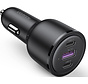 OnePlus USB/USB-C Car Fast Charger 69W with PD and QC 3.0 Black