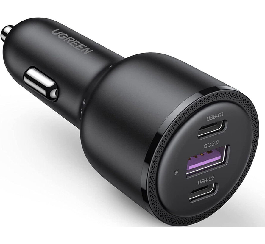 OnePlus USB/USB-C Auto Snellader 69W met PD en QC 3.0 Zwart