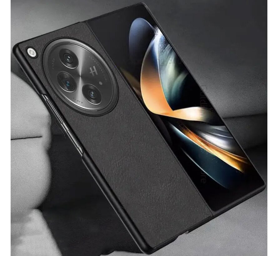 OnePlus Open Case Leder Schwarz