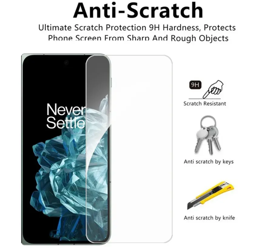 OnePlus Open 9H 2.5D Glass Screen Protector 2 pcs.