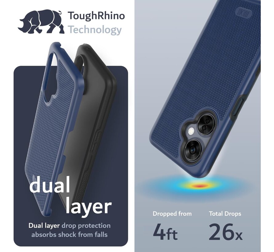 OnePlus Nord CE 3 Lite Hülle MergeGrip DualShield Blau