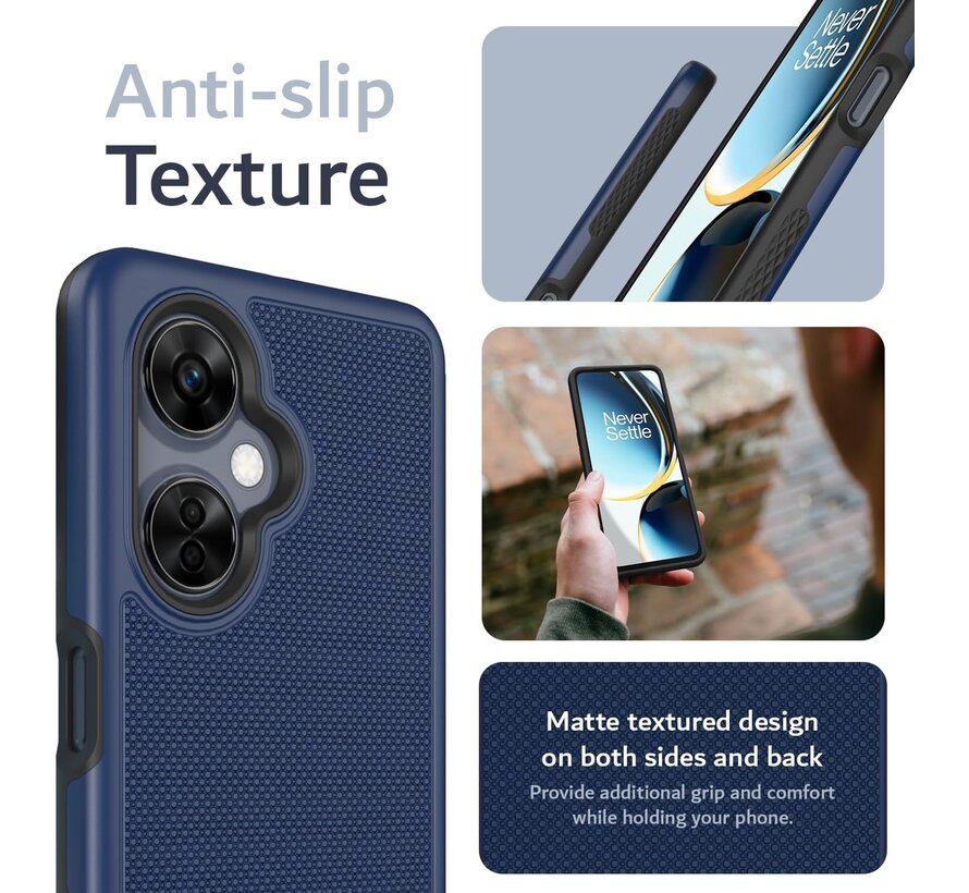 OnePlus Nord CE 3 Lite Case MergeGrip DualShield Blue