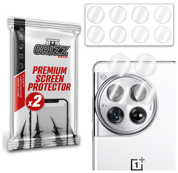 GrizzGlass OnePlus 12 Camera Protector set Hybridglass