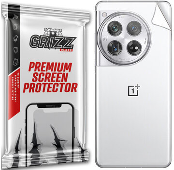 GrizzGlass OnePlus 12 Satin Skin back protector Matte