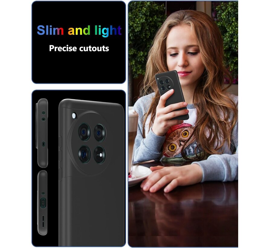 OnePlus 12 Case Liquid Silicone Black