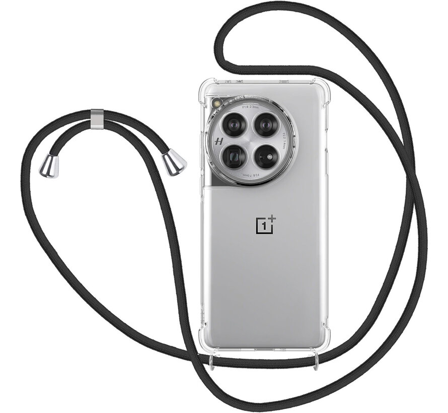 OnePlus 12-Hülle mit schwarzem Kabel