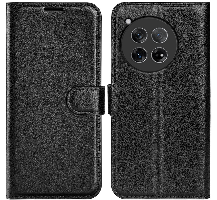 OnePlus 12 Wallet Flip Case Black