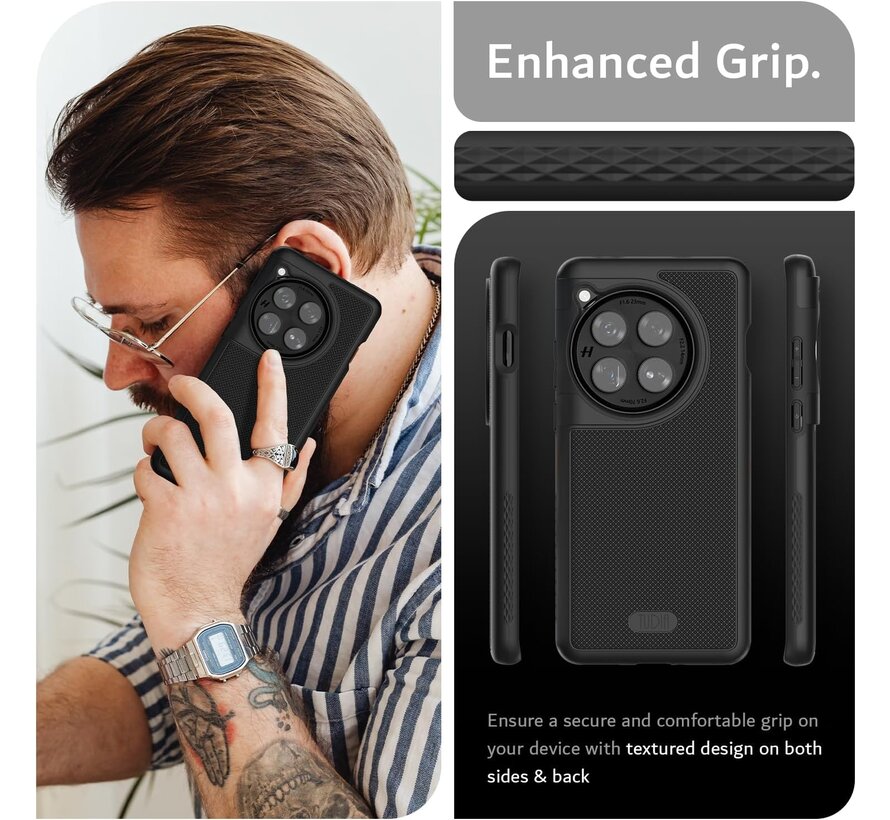 OnePlus 12 Case MergeGrip Black