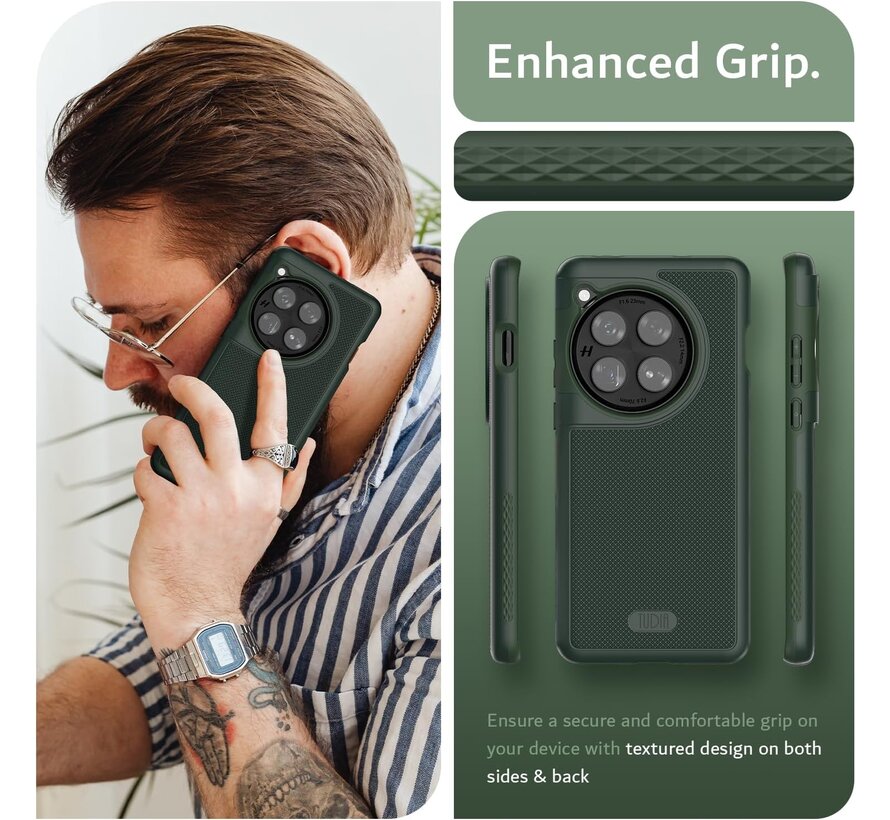 OnePlus 12 Case MergeGrip Dark Green