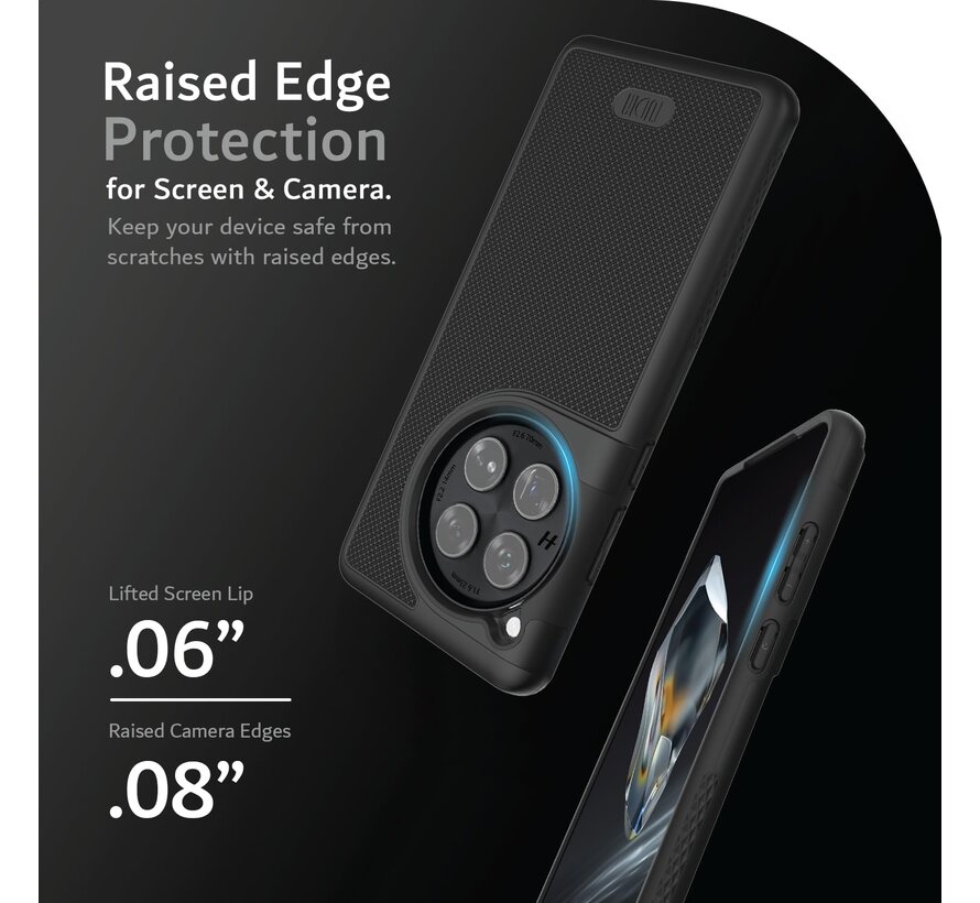 OnePlus 12 Hülle MergeGrip [MagSafe] Schwarz