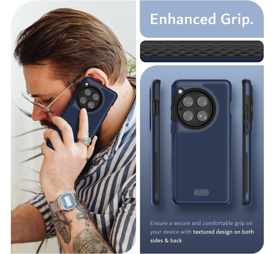 OnePlus 12 Case MergeGrip [MagSafe] Indigo Blue