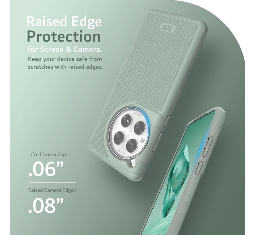 OnePlus 12 Case MergeGrip [MagSafe] Light Green