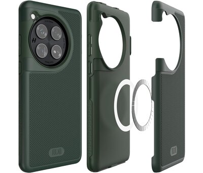 Tudia OnePlus 12 Case MergeGrip [MagSafe] Dark Green