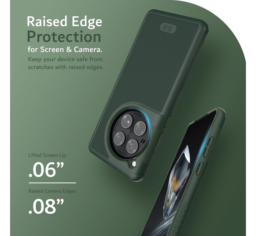 OnePlus 12 Case MergeGrip [MagSafe] Dark Green