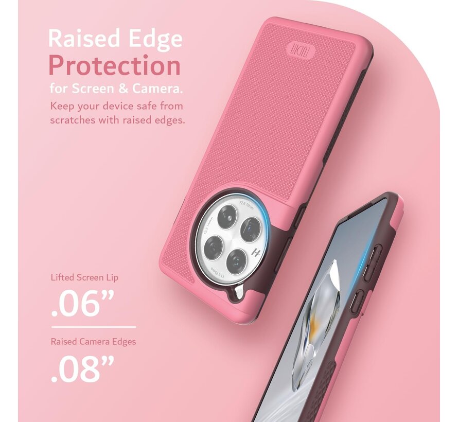 OnePlus 12 Hoesje MergeGrip [MagSafe] Roze