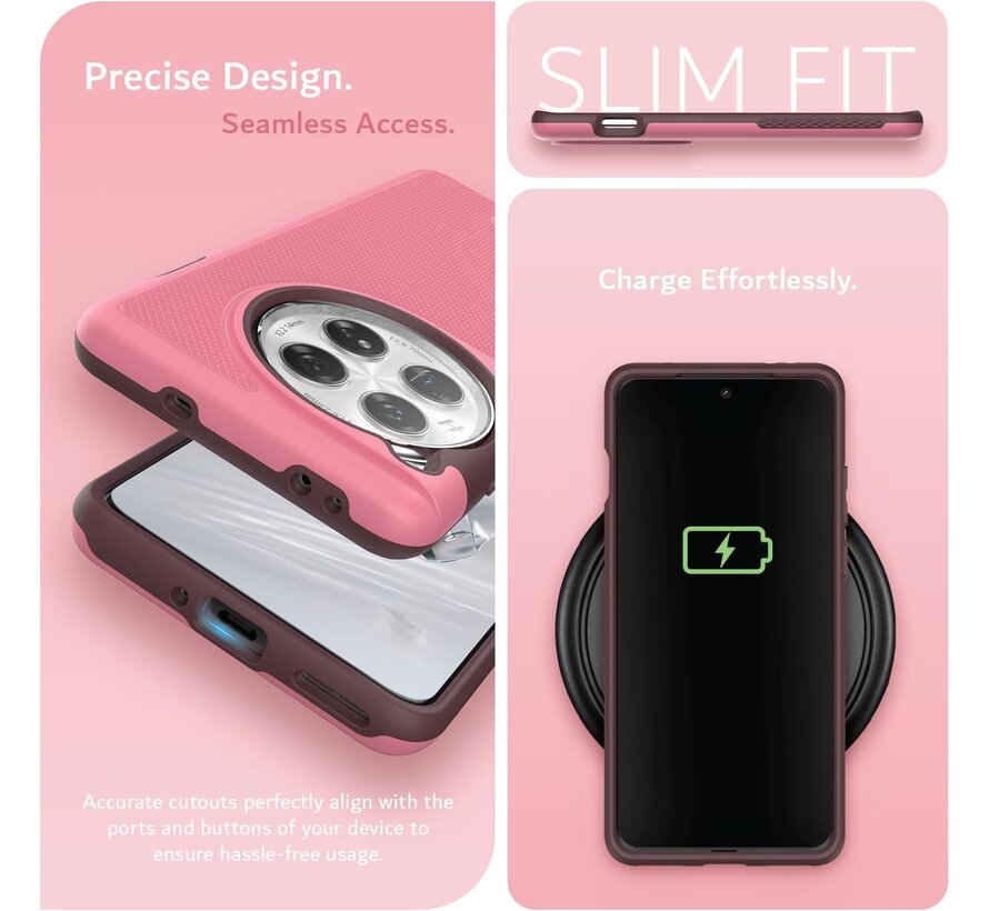 OnePlus 12 Hoesje MergeGrip [MagSafe] Roze