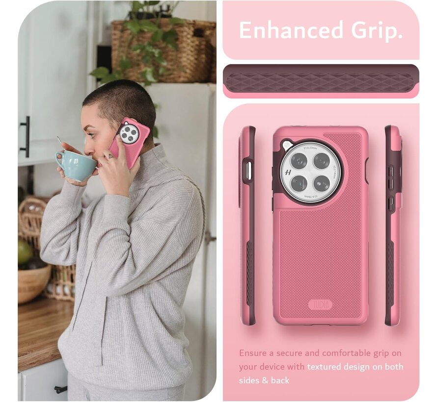 OnePlus 12 Case MergeGrip [MagSafe] Pink