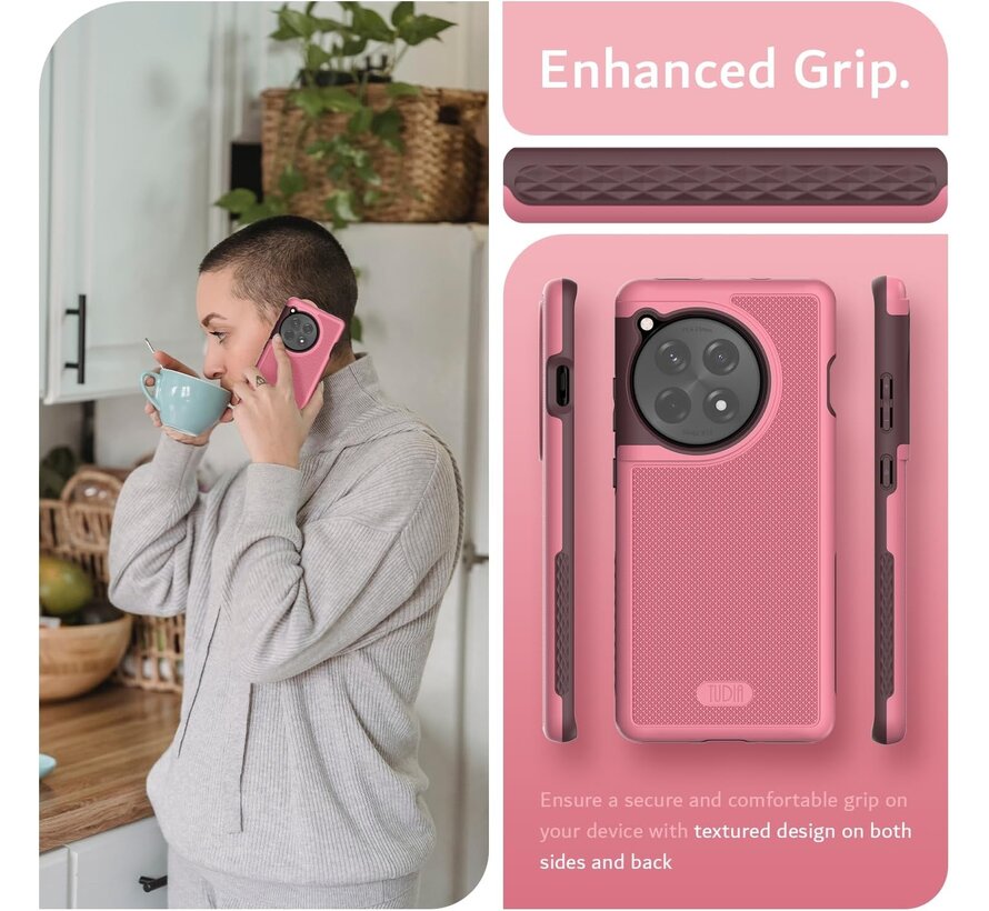 OnePlus 12R Hülle MergeGrip Pink