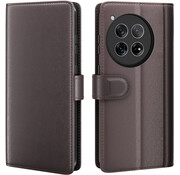 ProGuard OnePlus 12 Wallet Case Genuine Leather Brown