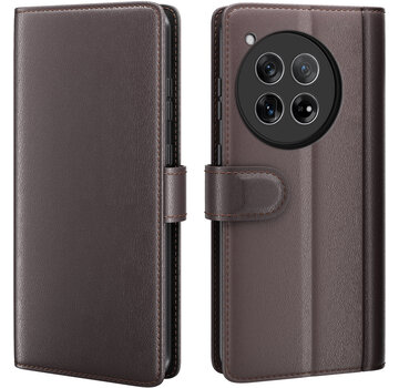 ProGuard OnePlus 12 Wallet Case Echtleder Braun