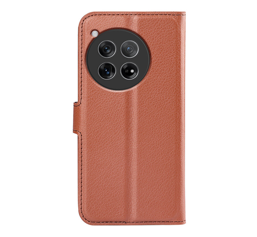 OnePlus 12 Wallet Flip Case Bruin