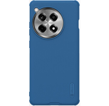 Nillkin OnePlus 12R Hoesje Super Frosted Shield Pro Blauw