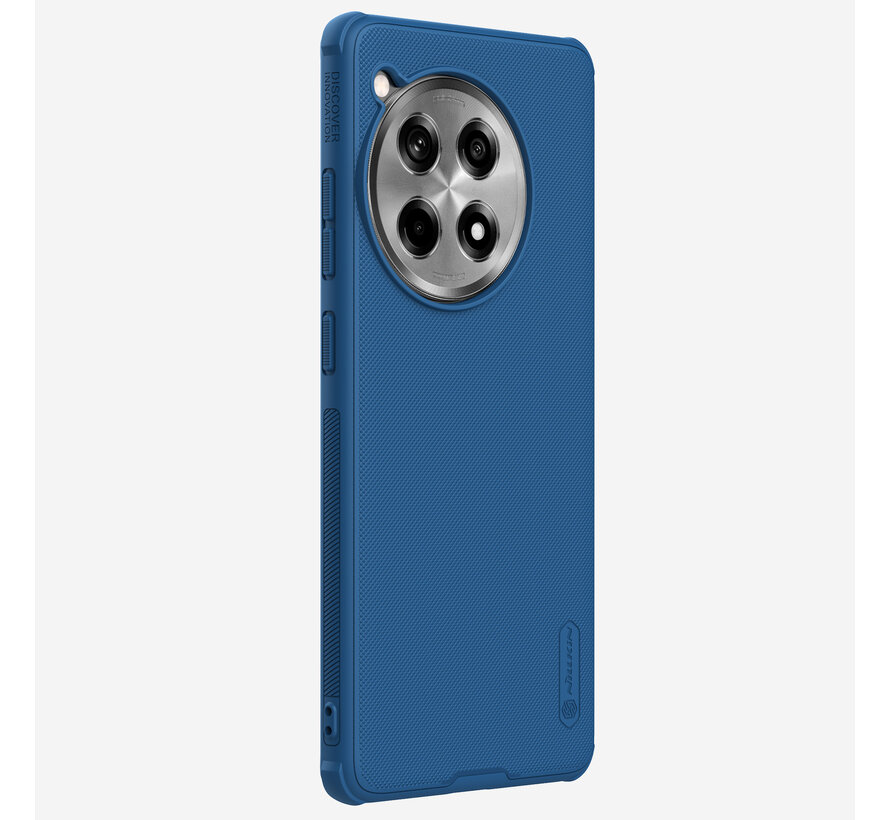 OnePlus 12R Hoesje Super Frosted Shield Pro Blauw