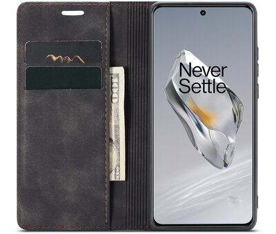 ProGuard OnePlus 12 Wallet Case Vintage Leder Schwarz