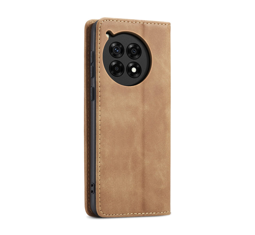 OnePlus 12R Wallet Case Vintage Leather Beige