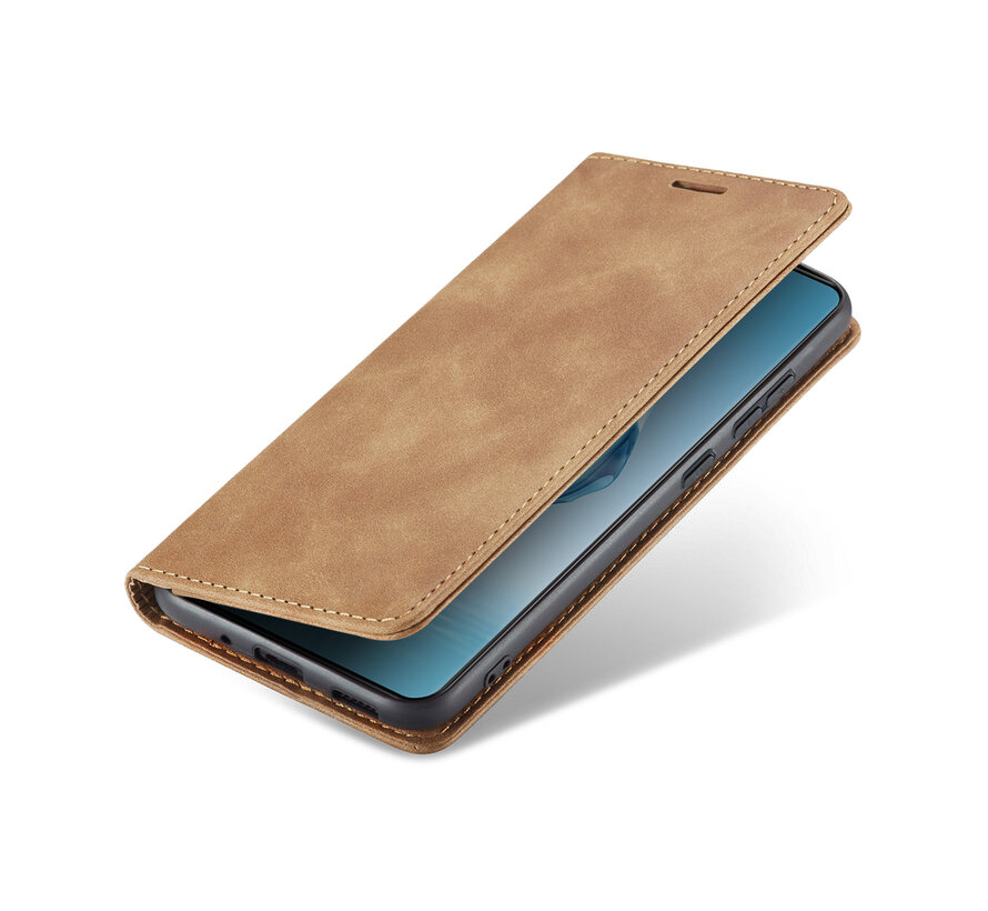 OnePlus 12R Wallet Case Vintage Leather Beige