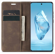 ProGuard OnePlus 12R Wallet Case Vintage Leather Brown