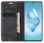 ProGuard OnePlus 12R Wallet Case Vintage Leder Schwarz