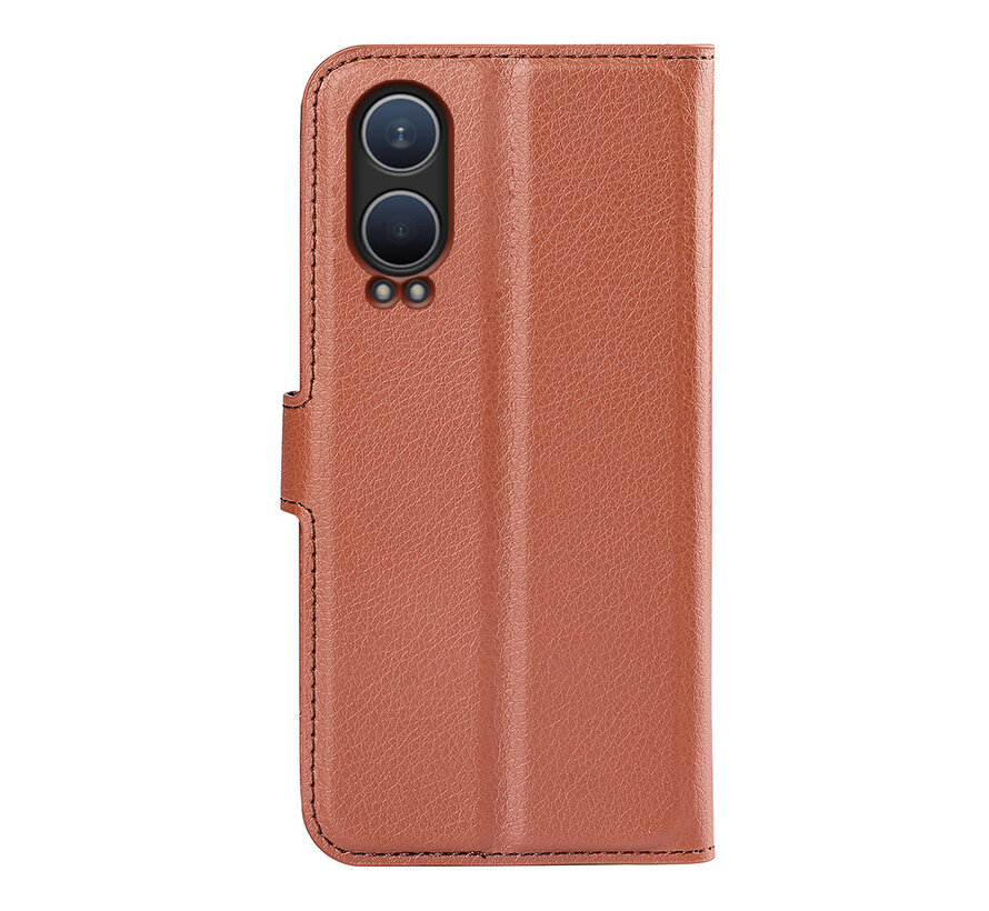 OnePlus Nord CE 4 Lite Wallet Flip Case Brown