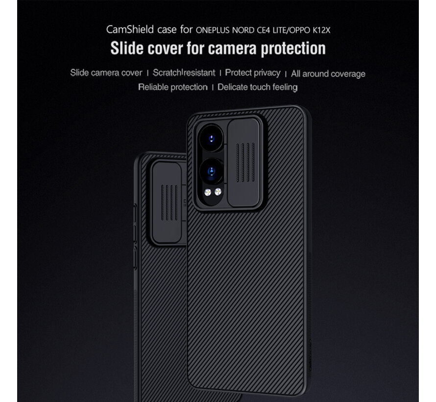 OnePlus Nord CE 4 Lite Hoesje CamShield Pro Zwart