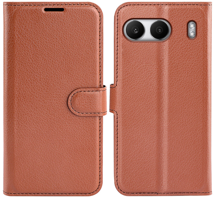 OnePlus Nord 4 Wallet Flip Case Brown