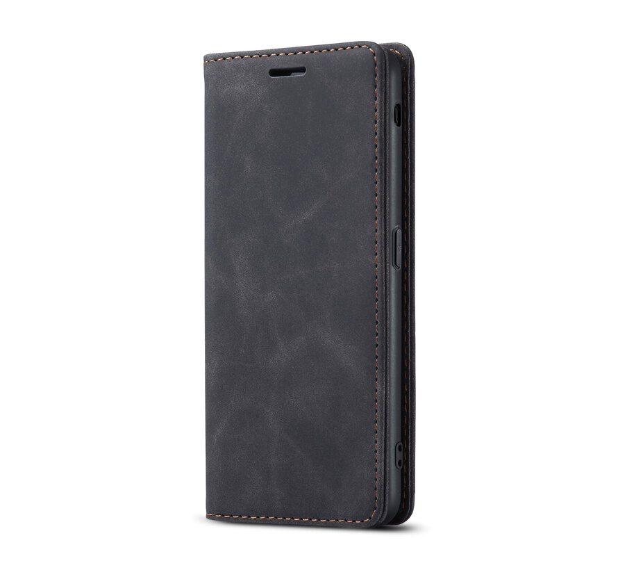 OnePlus Nord 4 Wallet Hoesje Vintage Leder Zwart