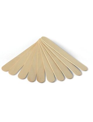 Hars Spatels Breed  | Wax Spatels Large  | Hout| 150 mm x 18 MM