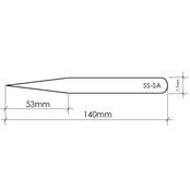 Wimper pincet Vetus SS-SA