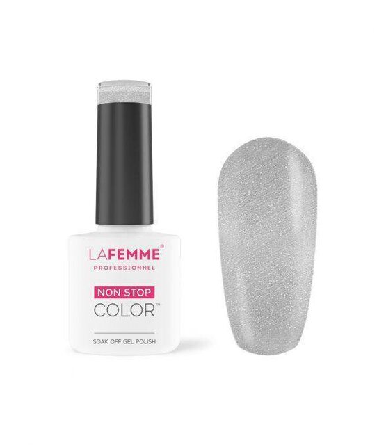 La Femme Gel Polish UV-LED/ HEMA free/ Vegan /H130 Silver Star