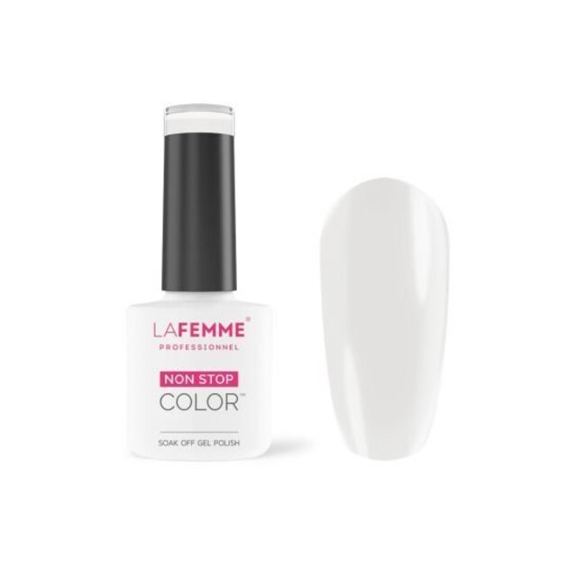 La Femme Gel Polish UV-LED/ HEMA free/ Vegan /H158/ White Grey