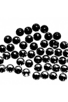 Swarovski-kristallen: Black, voor nageldecoratie