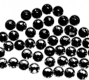 La Femme Swarovski-kristallen: Black, voor nageldecoratie La Femme Swarovski-kristallen: Black, voor nageldecoratie