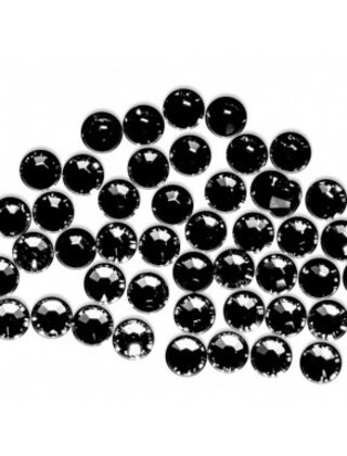 Swarovski-kristallen: Black, voor nageldecoratie