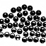 La Femme Swarovski-Kristallen: Black, Voor Nageldecoratie