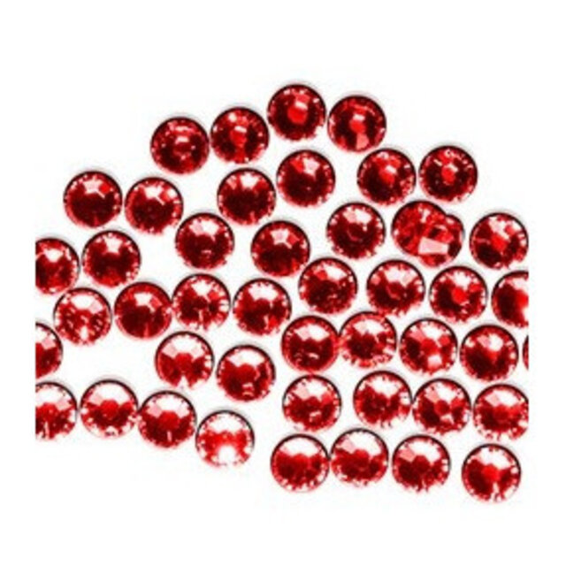 Swarovski-kristallen: Red, voor nageldecoratie