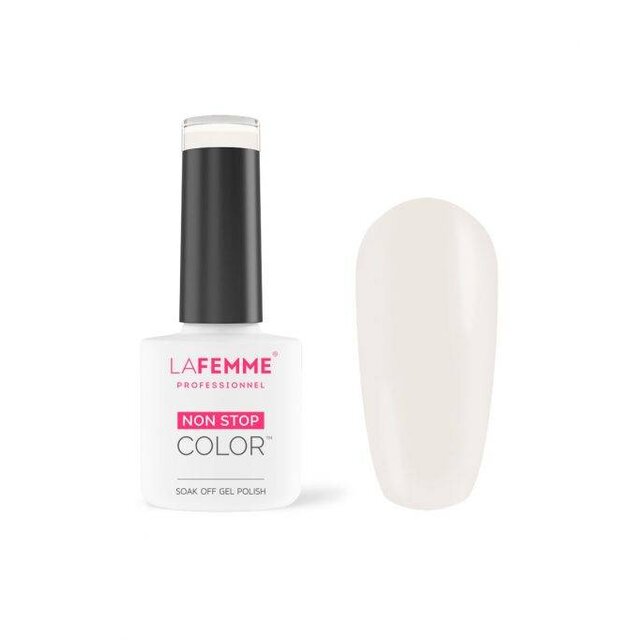 La Femme Gel Polish UV-LED/ HEMA free/ Vegan /H198/Milky White Rose