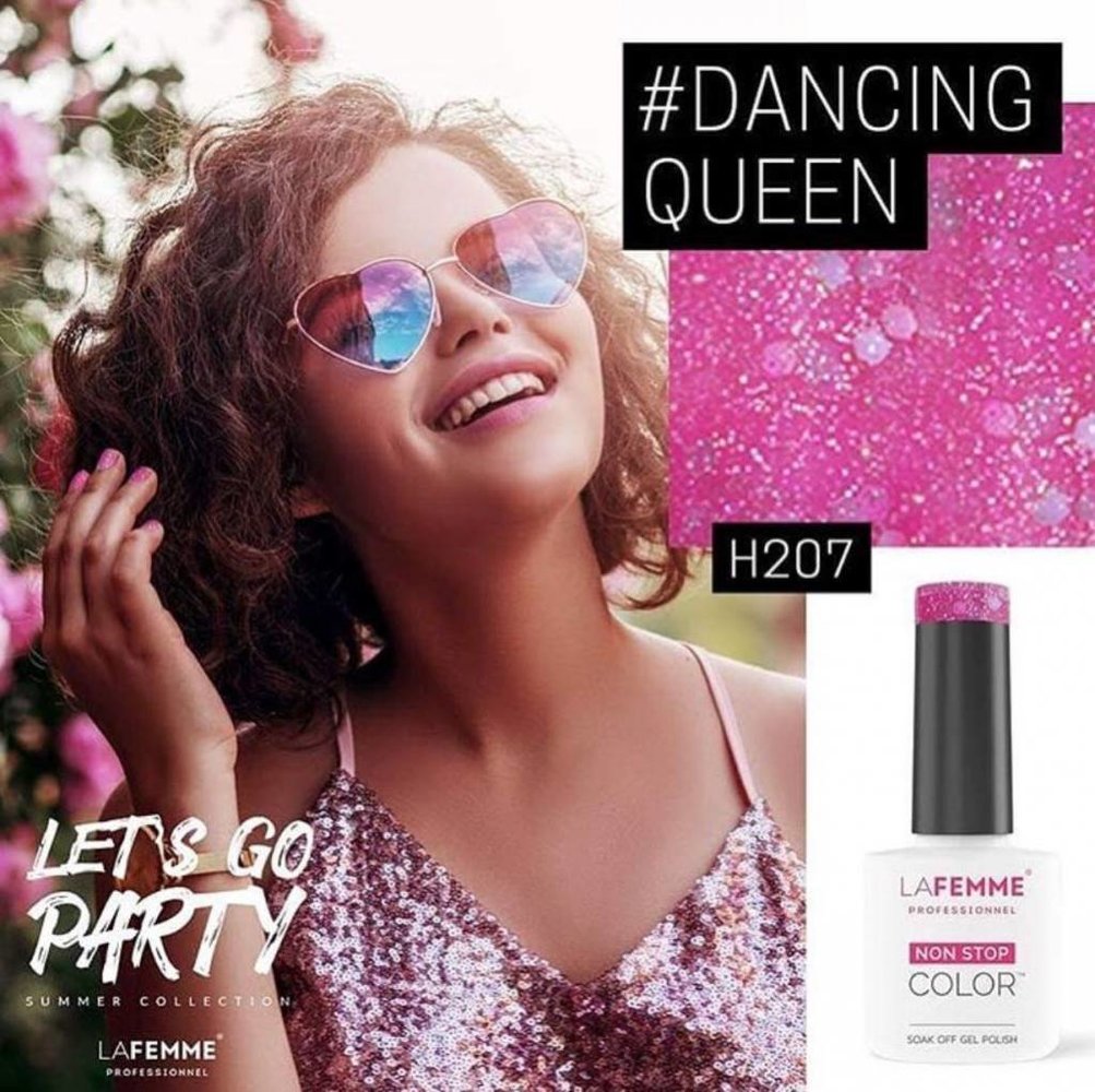 La Femme La Femme Gel Polish UV-LED/ HEMA free/ Vegan /H207/Dancing Queen La Femme La Femme Gel Polish UV-LED/ HEMA free/ Vegan /H207/Dancing Queen